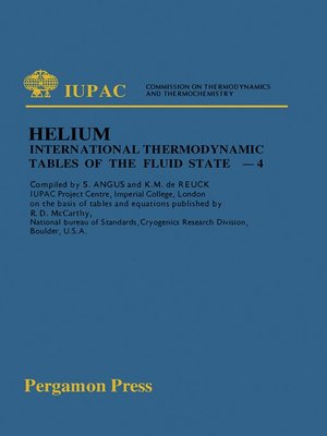 cover image of International Thermodynamic Tables of the Fluid State Helium-4